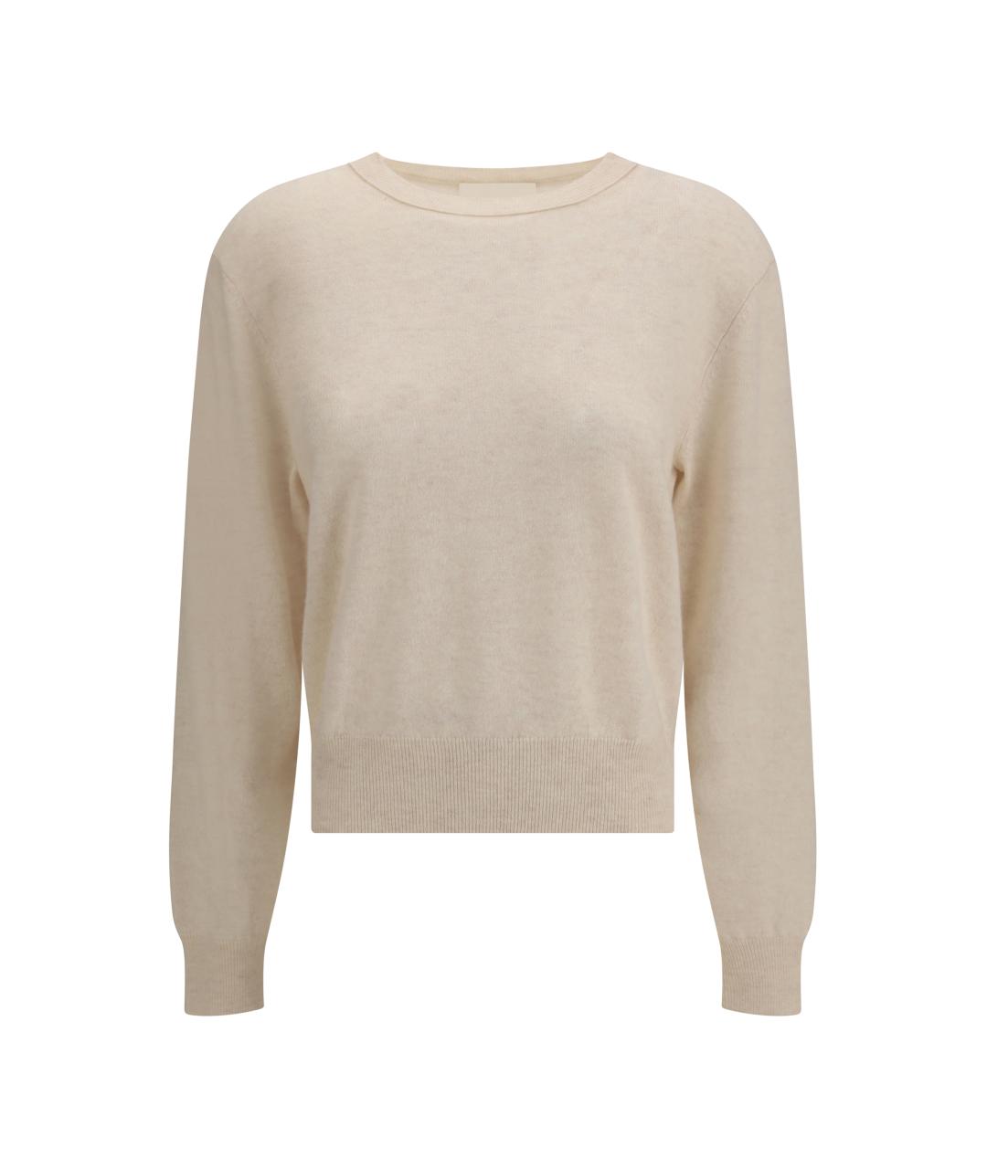 LISA YANG Бежевый шерстяной джемпер / свитер, фото 1