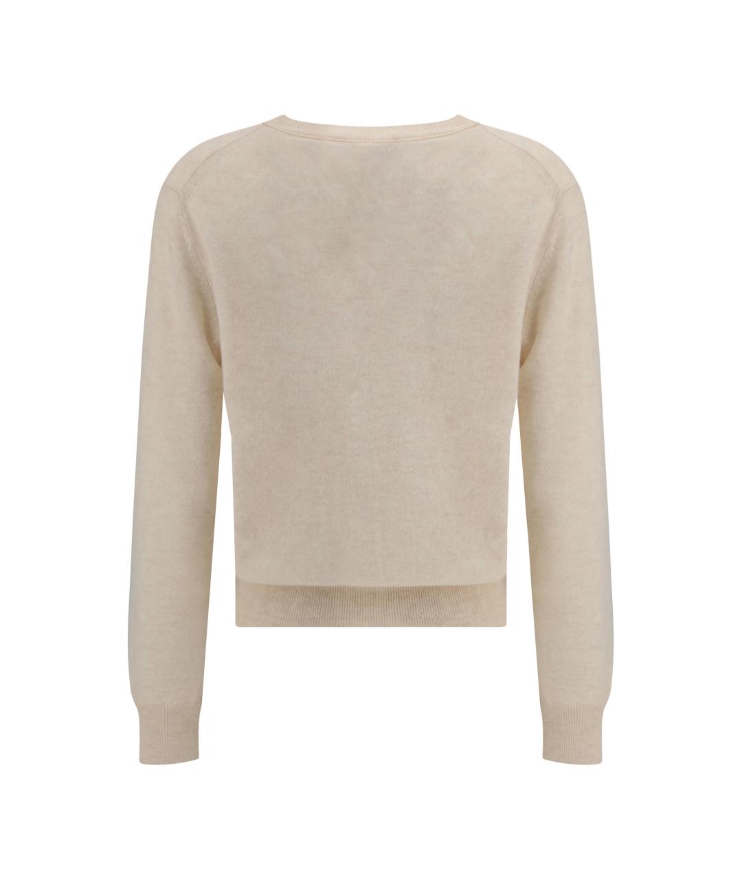 LISA YANG Бежевый шерстяной джемпер / свитер, фото 2