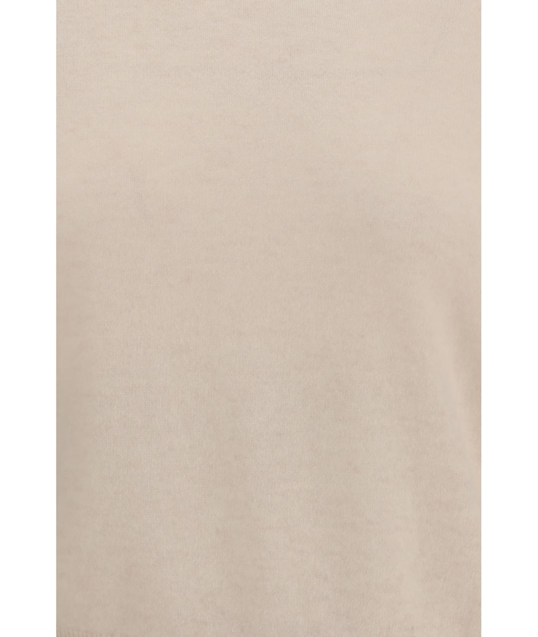 LISA YANG Бежевый шерстяной джемпер / свитер, фото 3