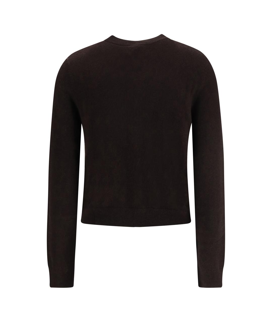 LISA YANG Коричневый кашемировый кардиган, фото 2