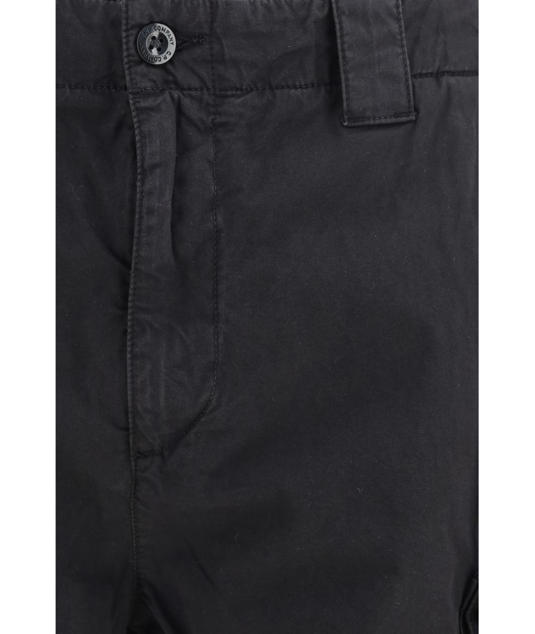 CP COMPANY Черные хлопковые шорты, фото 3