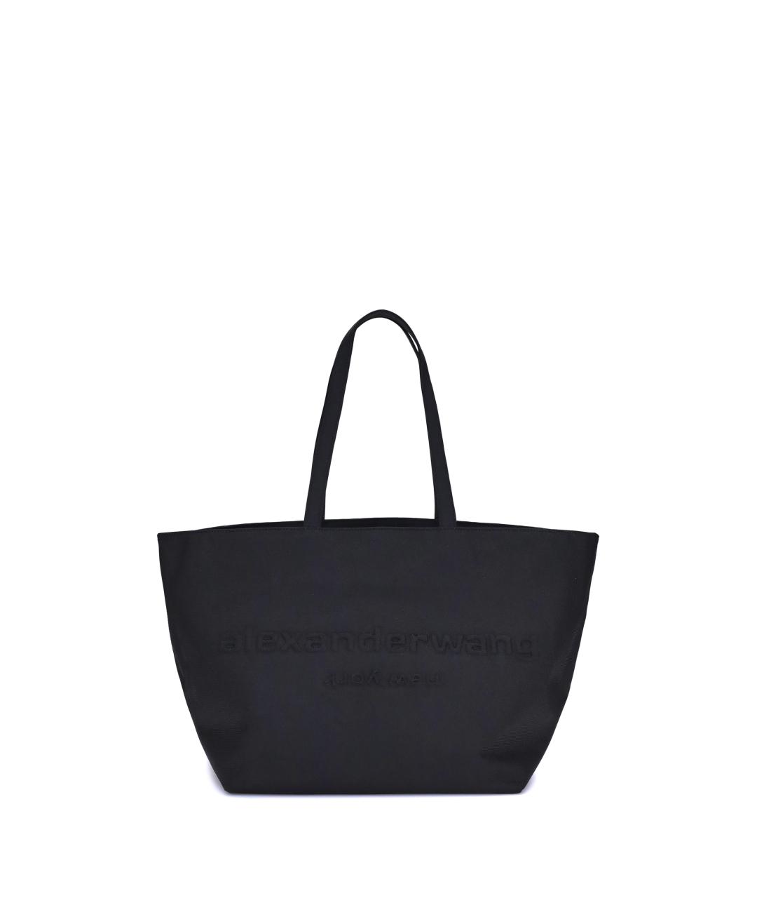 ALEXANDER WANG Черная синтетическая сумка тоут, фото 1