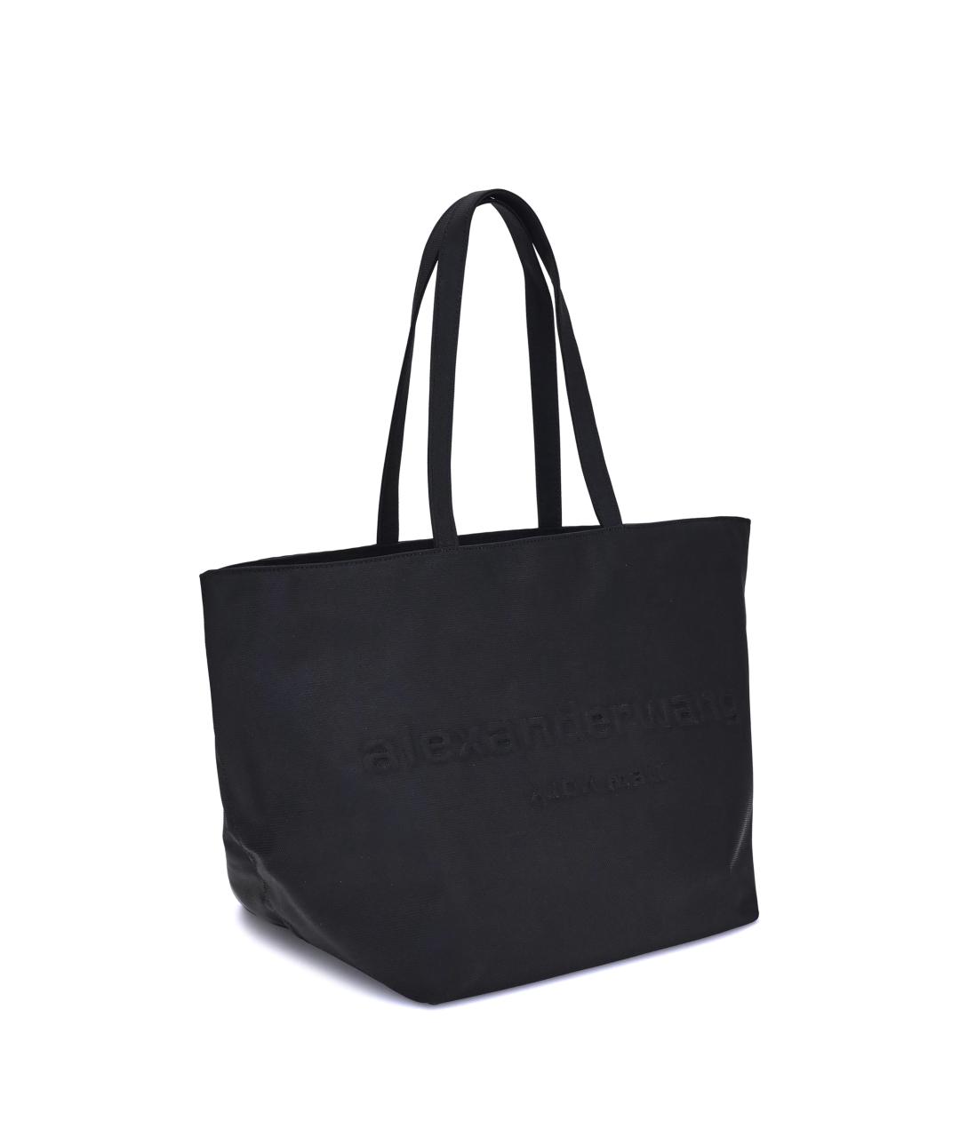 ALEXANDER WANG Черная синтетическая сумка тоут, фото 2