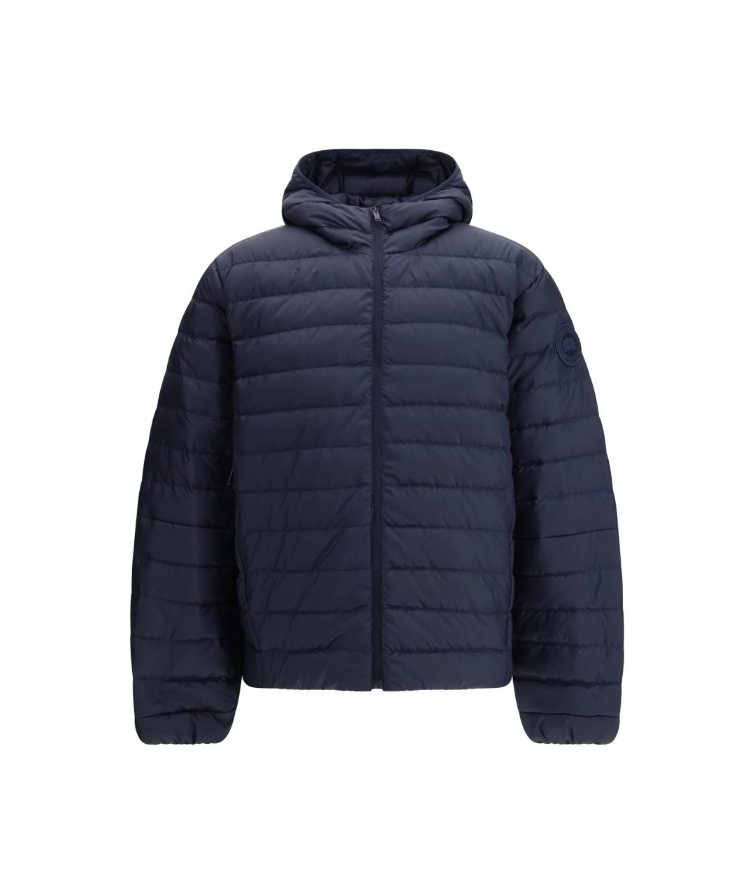 CANADA GOOSE Темно-синий полиэстеровый пуховик, фото 1