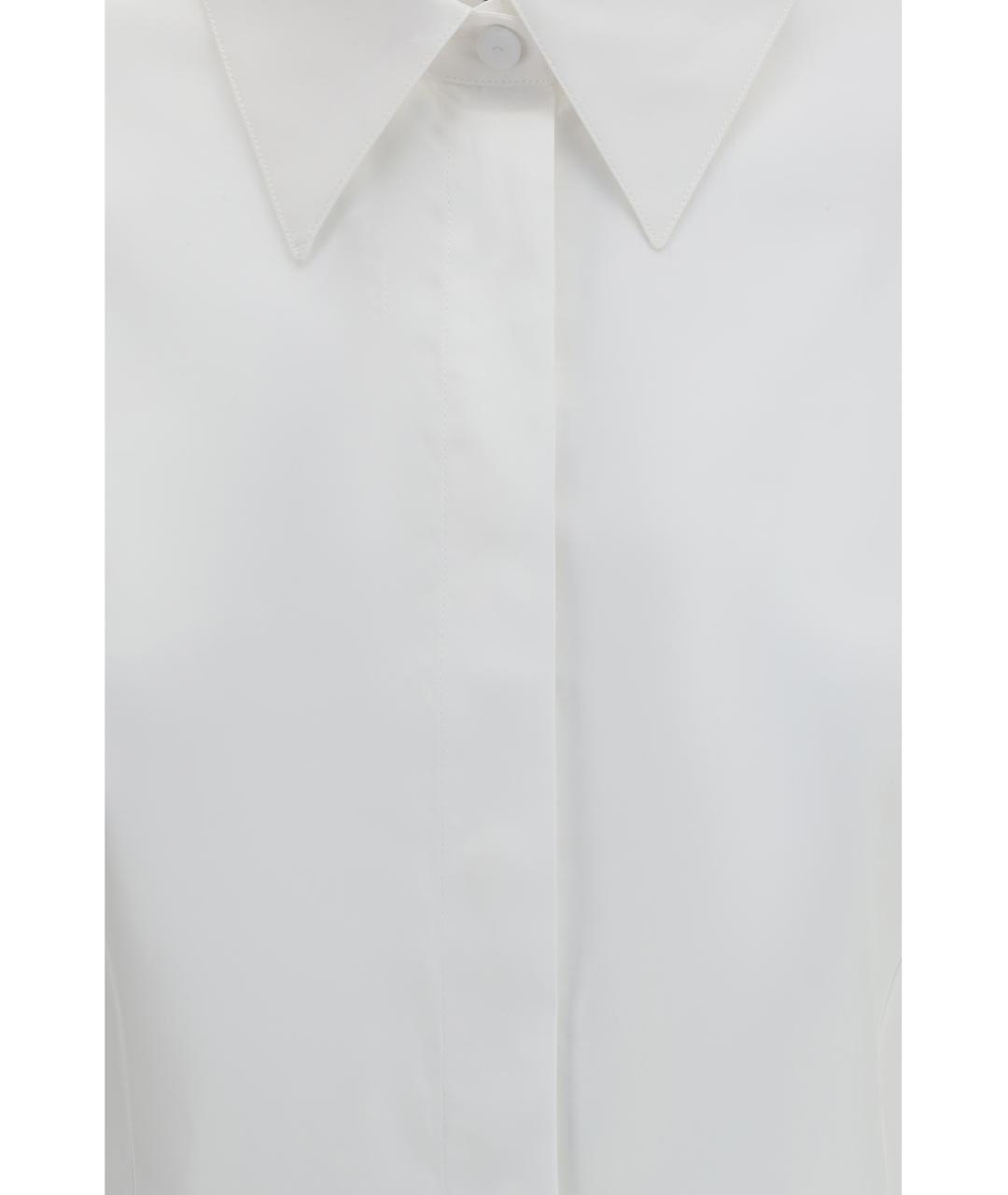 GABRIELA HEARST Белая хлопковая рубашка, фото 3