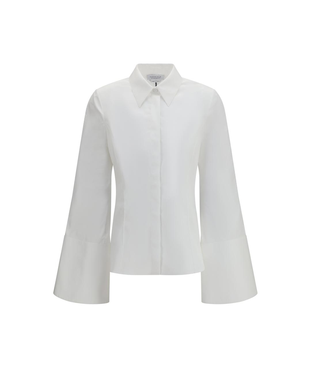 GABRIELA HEARST Белая хлопковая рубашка, фото 1