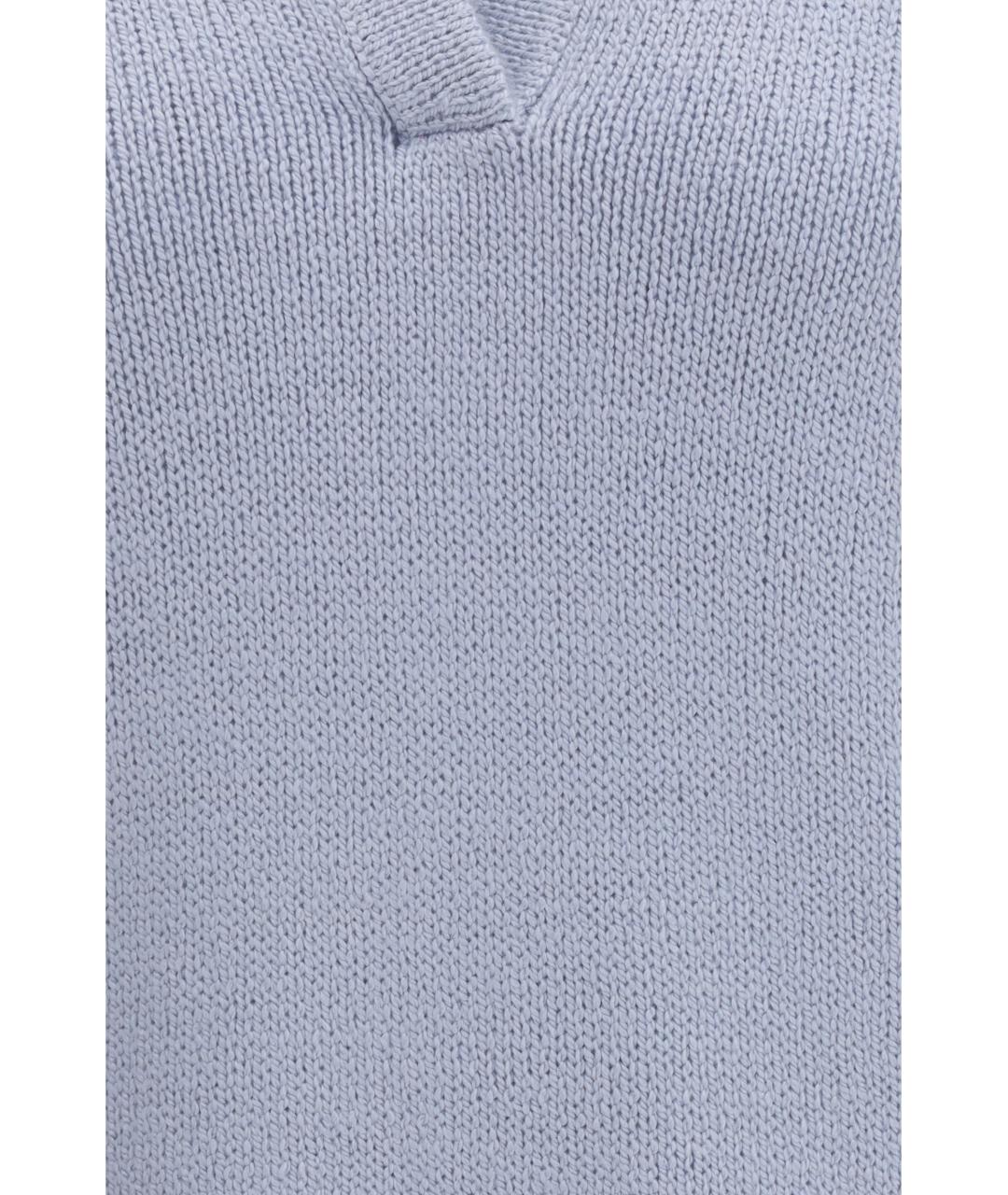 GABRIELA HEARST Голубой кашемировый джемпер / свитер, фото 3