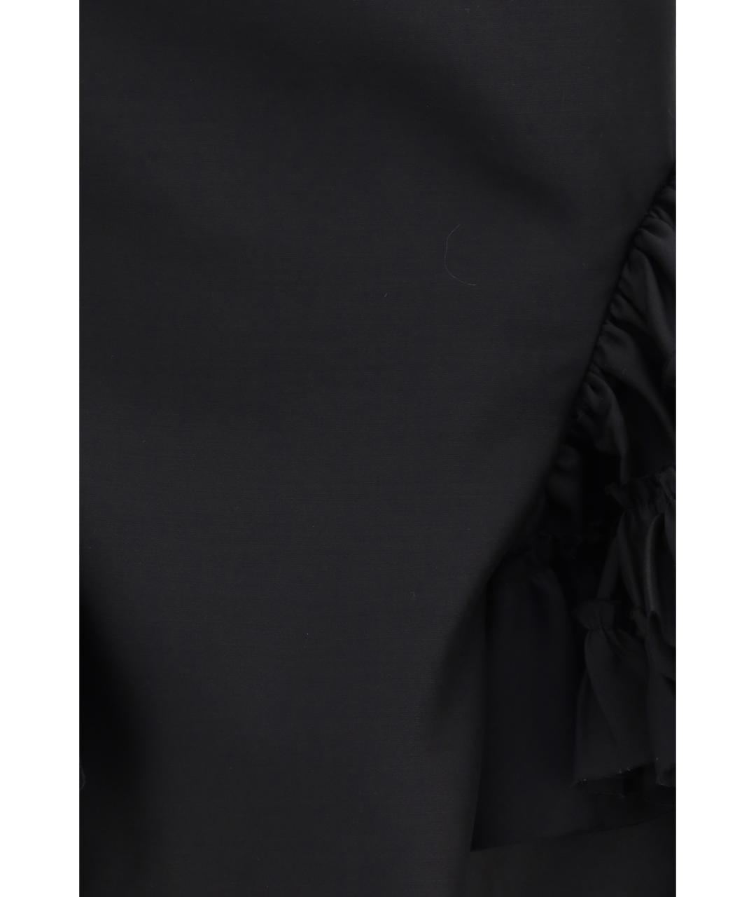 DRIES VAN NOTEN Черная хлопковая блузы, фото 3
