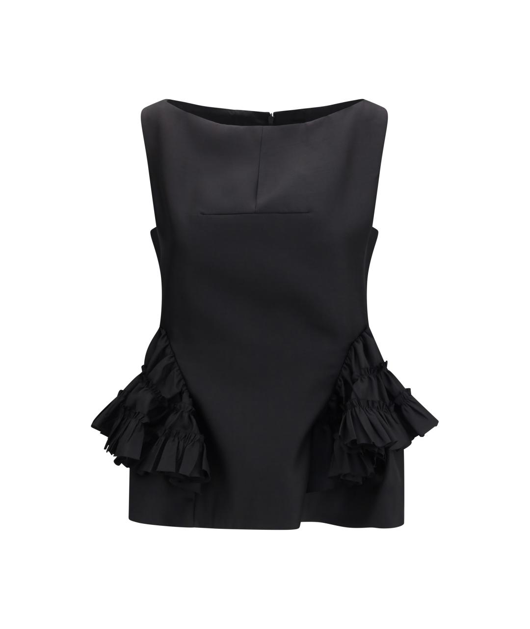 DRIES VAN NOTEN Черная хлопковая блузы, фото 1