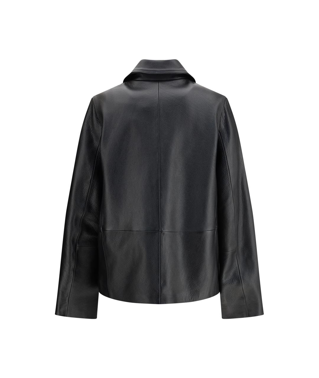 TOTEME Черная кожаная куртка, фото 2