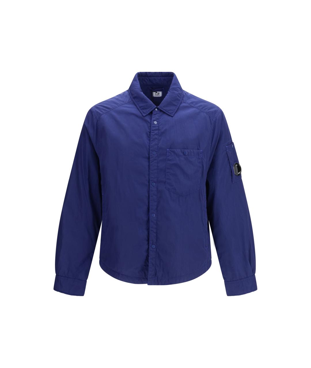 CP COMPANY Синяя полиамидовая куртка, фото 1