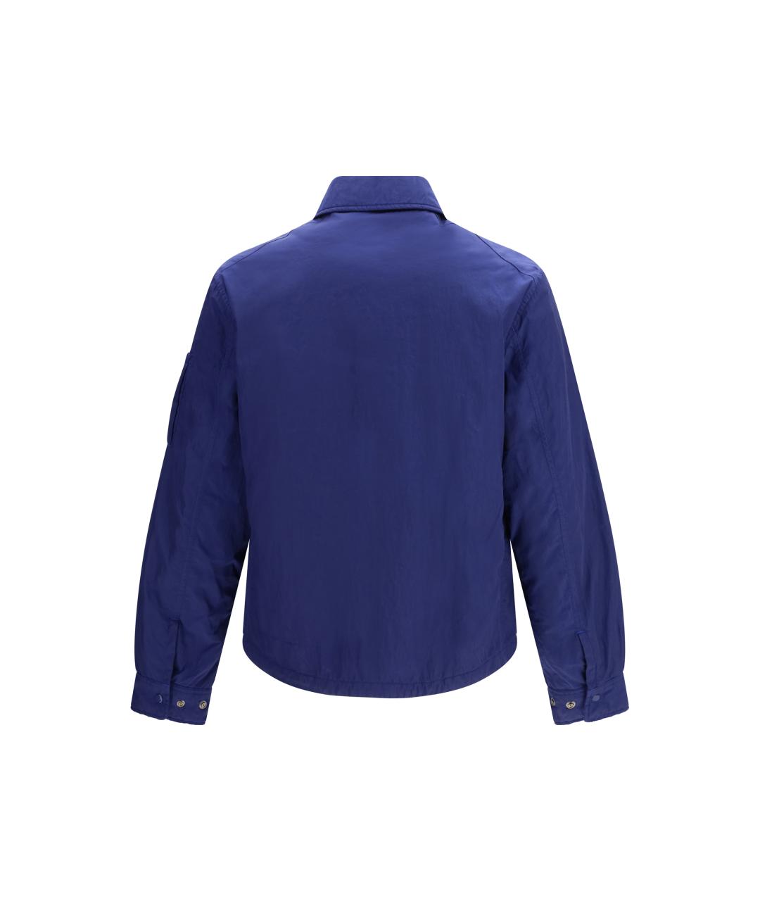 CP COMPANY Синяя полиамидовая куртка, фото 2