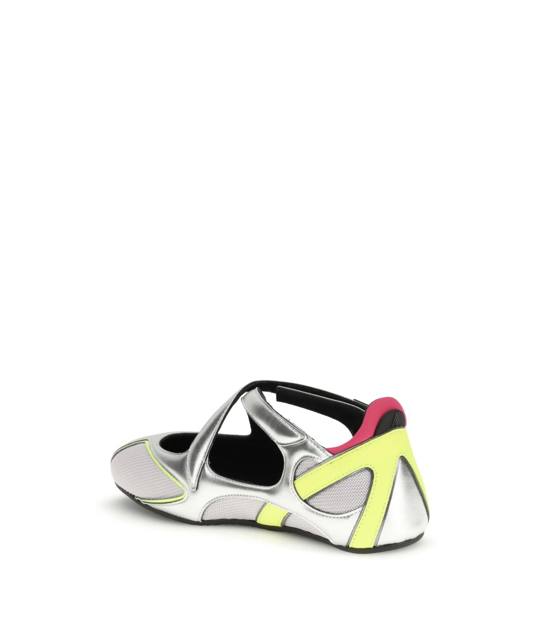 THE ATTICO Мульти синтетические балетки, фото 3