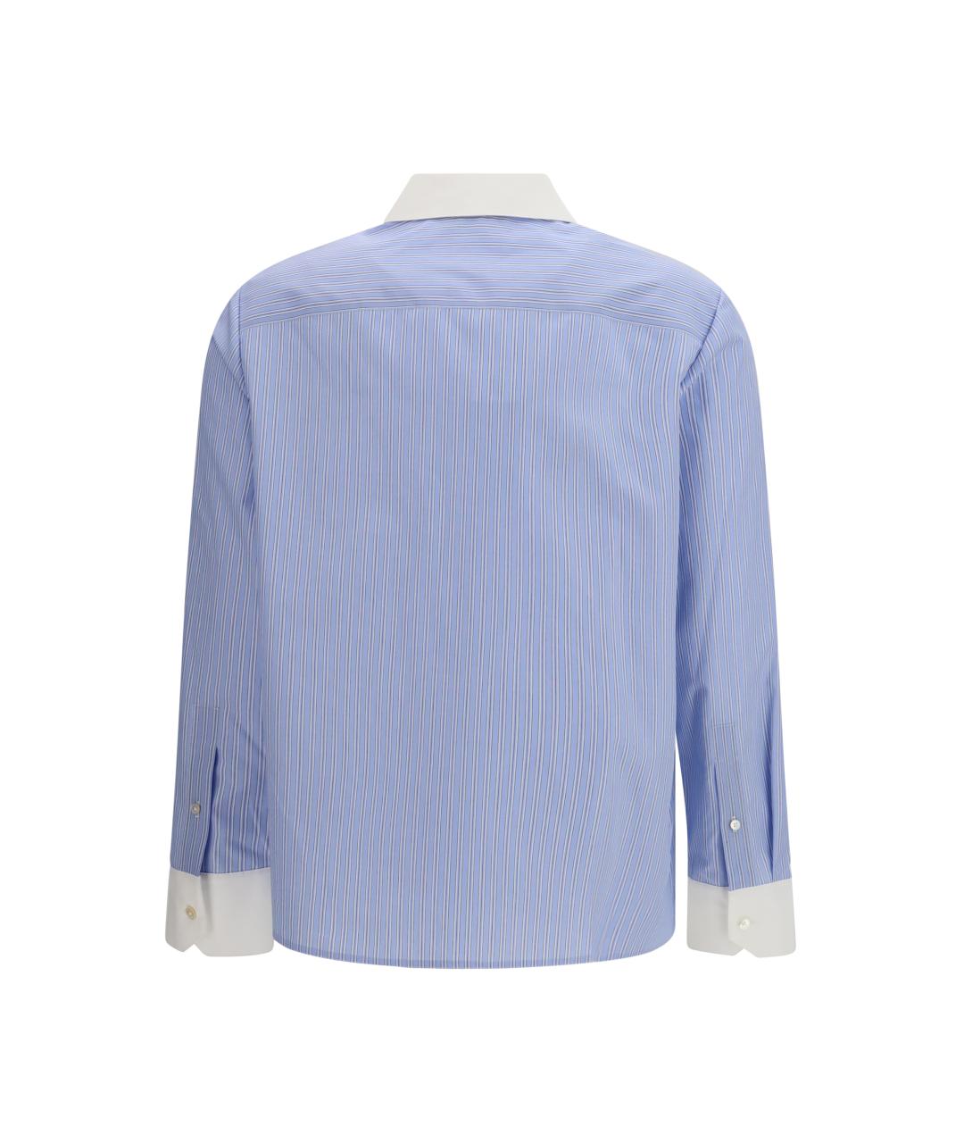 TORY BURCH Синяя хлопковая рубашка, фото 2