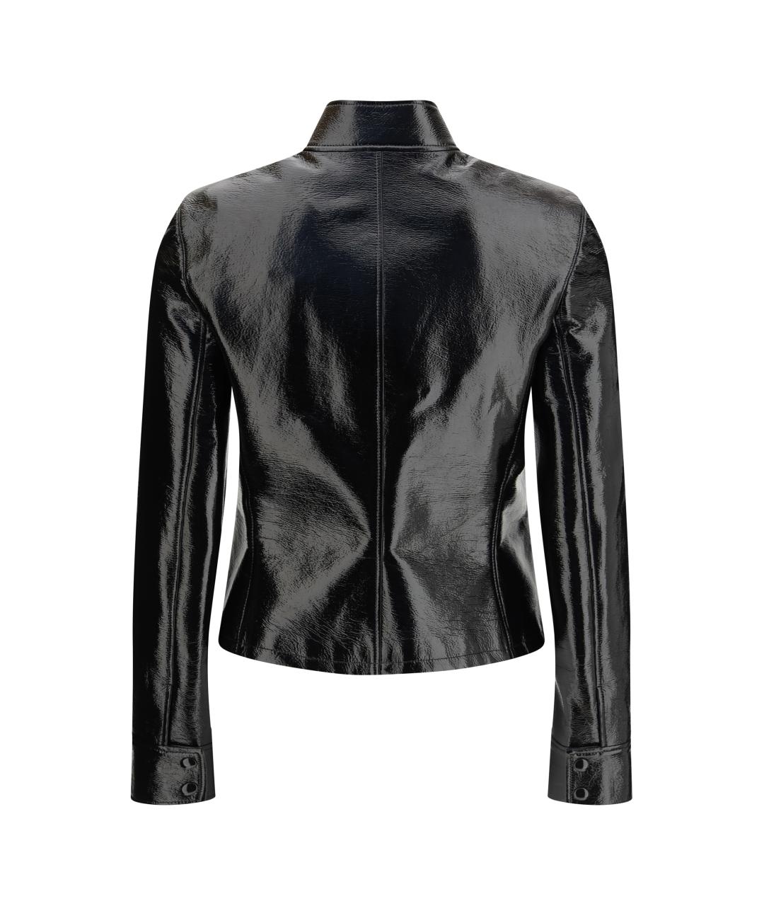 COURREGES Черная хлопковая куртка, фото 2