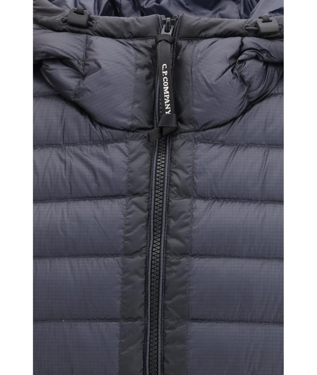 CP COMPANY Синий полиамидовый пуховик, фото 3