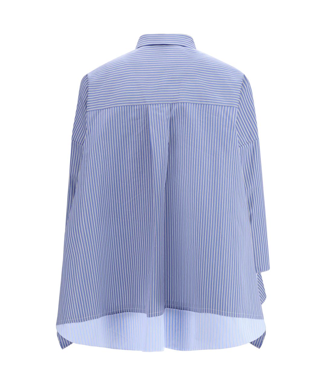 SACAI Синяя хлопковая рубашка, фото 2