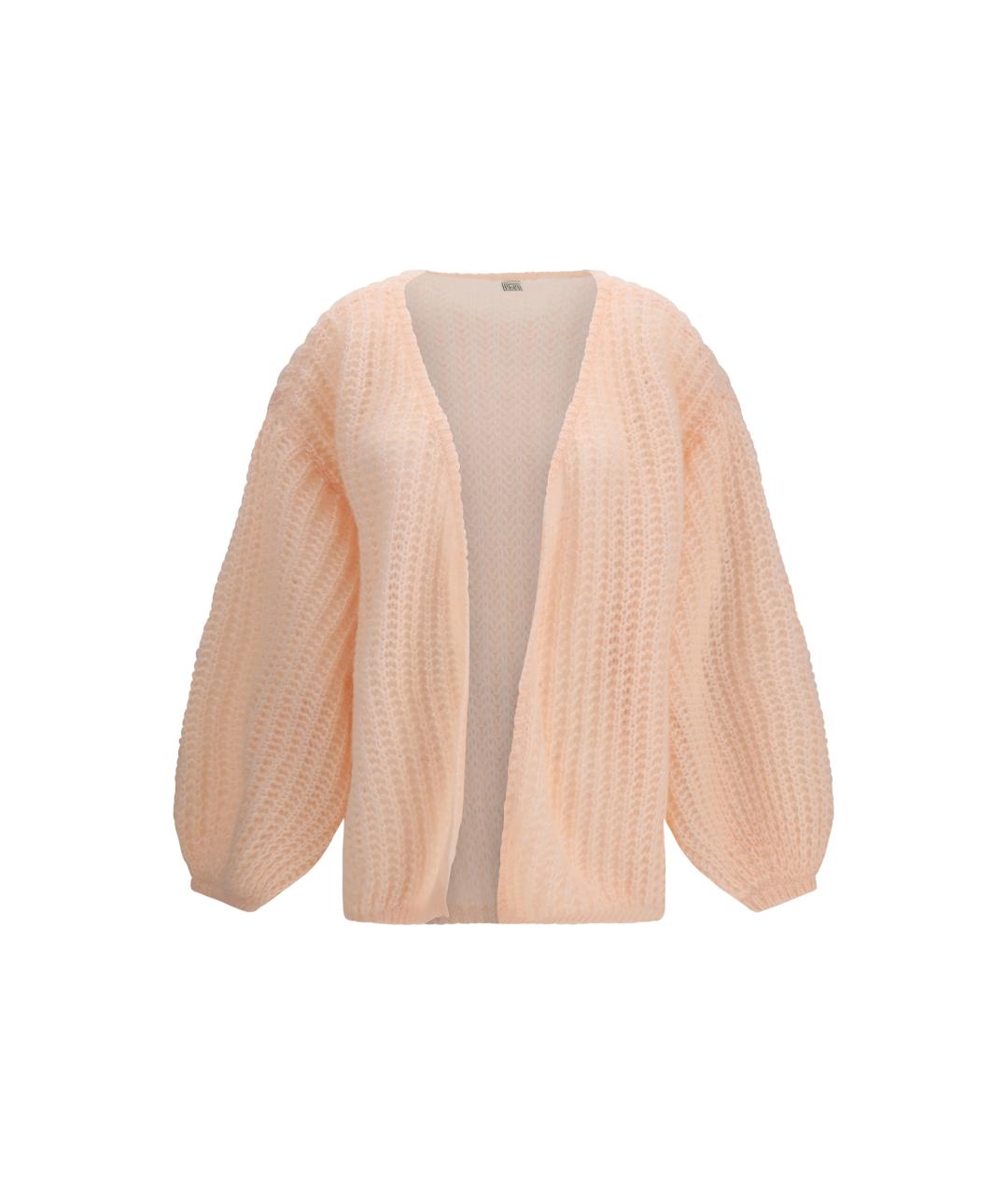 TOTEME Розовый шерстяной кардиган, фото 1