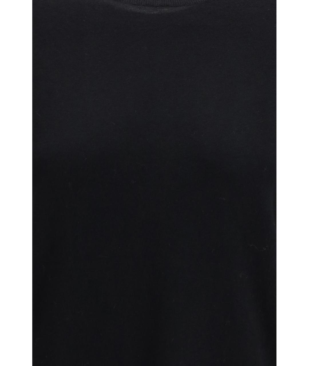 LISA YANG Черный хлопковый джемпер / свитер, фото 3