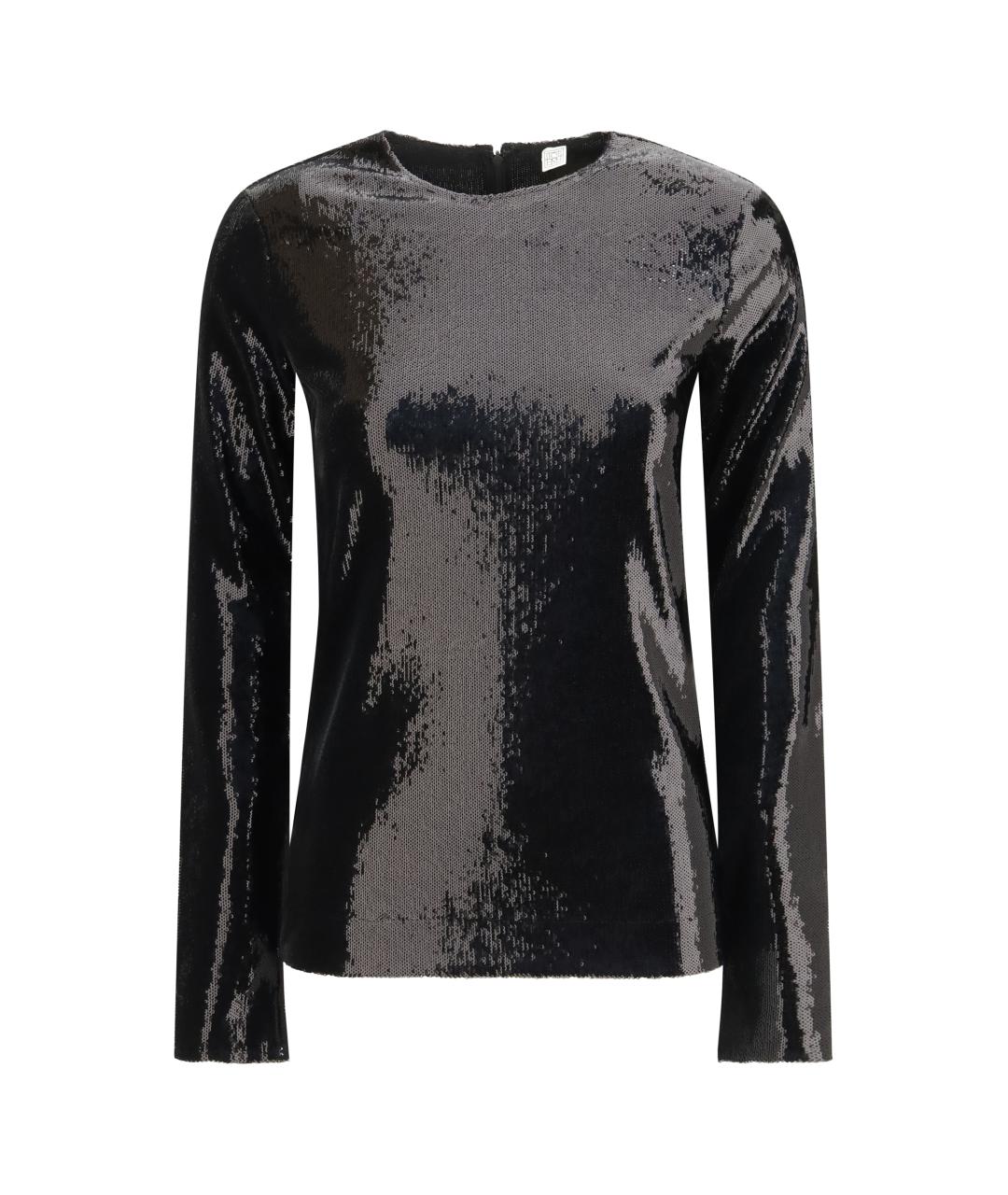 TOTEME Черная полиэстеровая блузы, фото 1