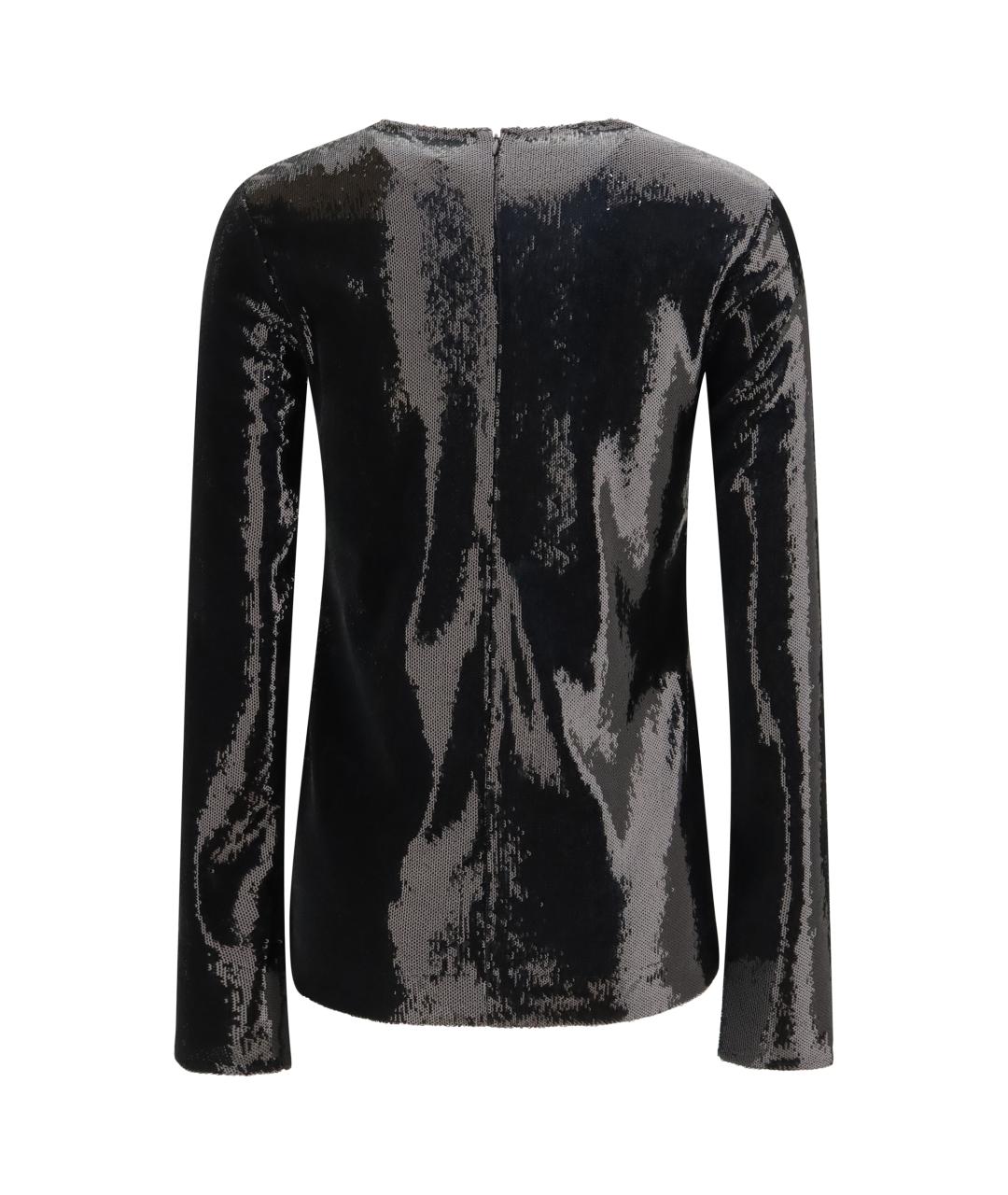 TOTEME Черная полиэстеровая блузы, фото 2