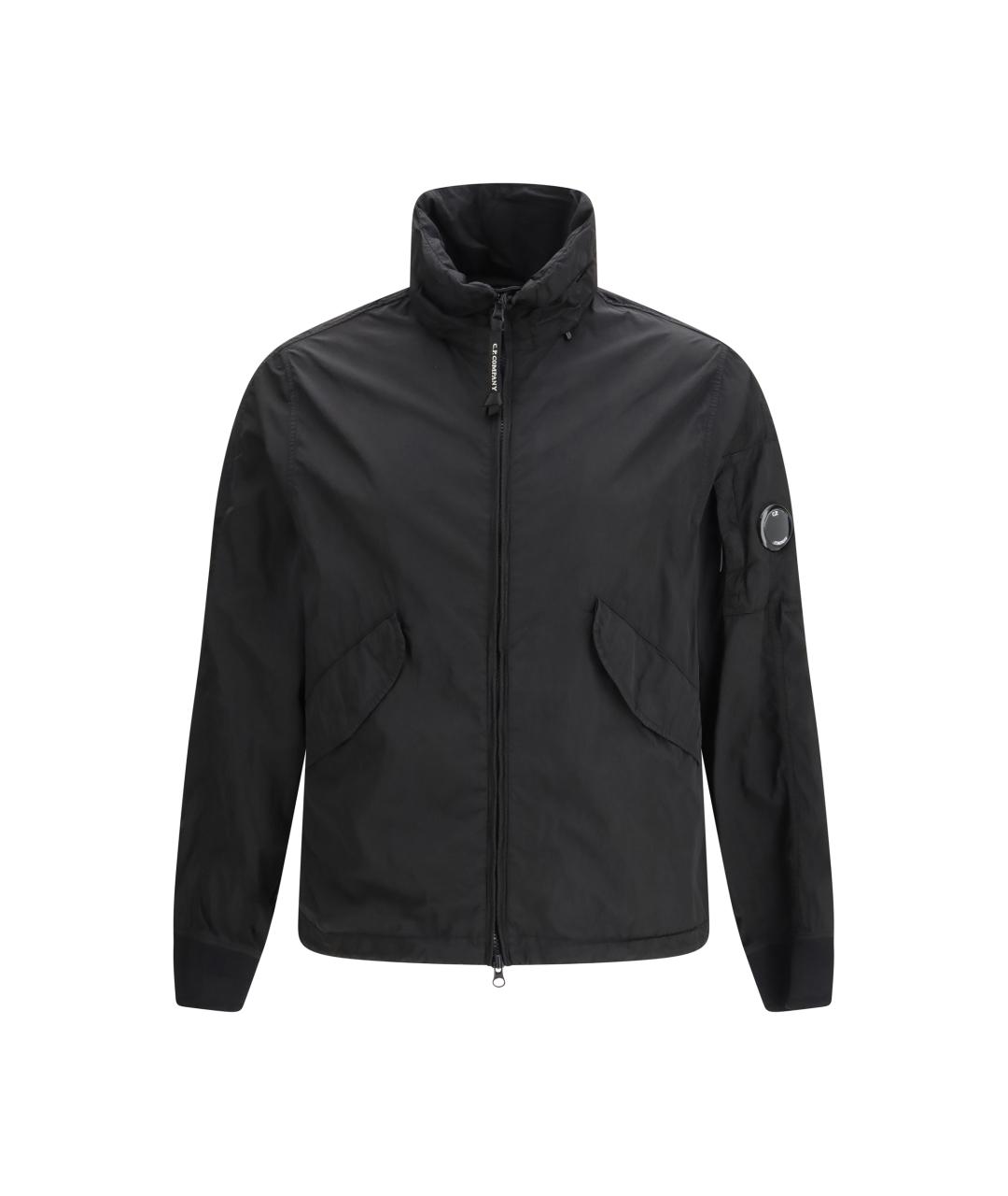 CP COMPANY Черная полиамидовая куртка, фото 1