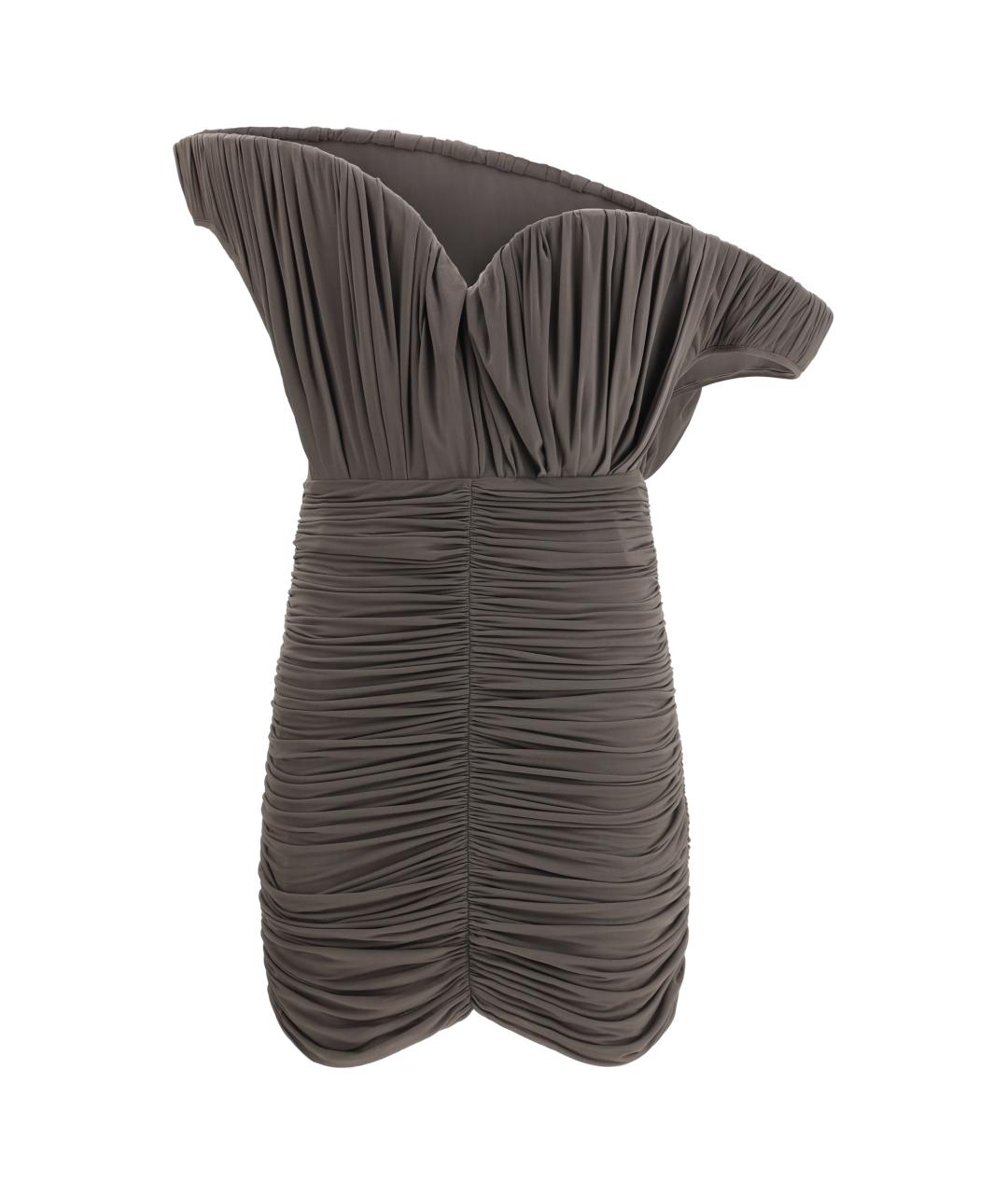 MAGDA BUTRYM Коричневое коктейльное платье, фото 1