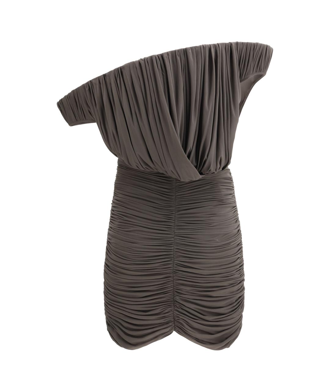 MAGDA BUTRYM Коричневое коктейльное платье, фото 2