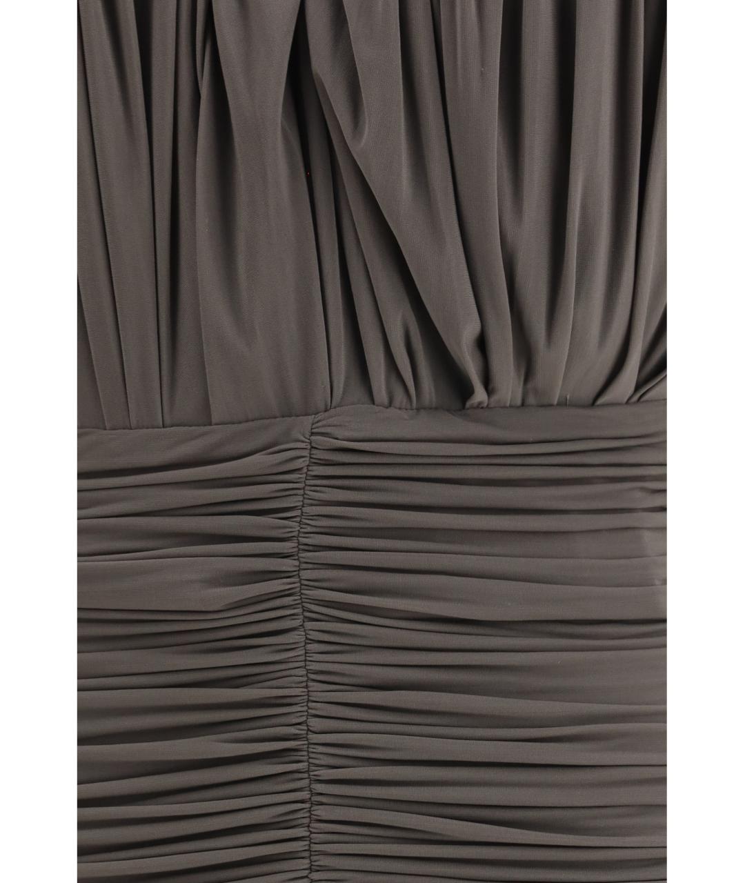 MAGDA BUTRYM Коричневое коктейльное платье, фото 3