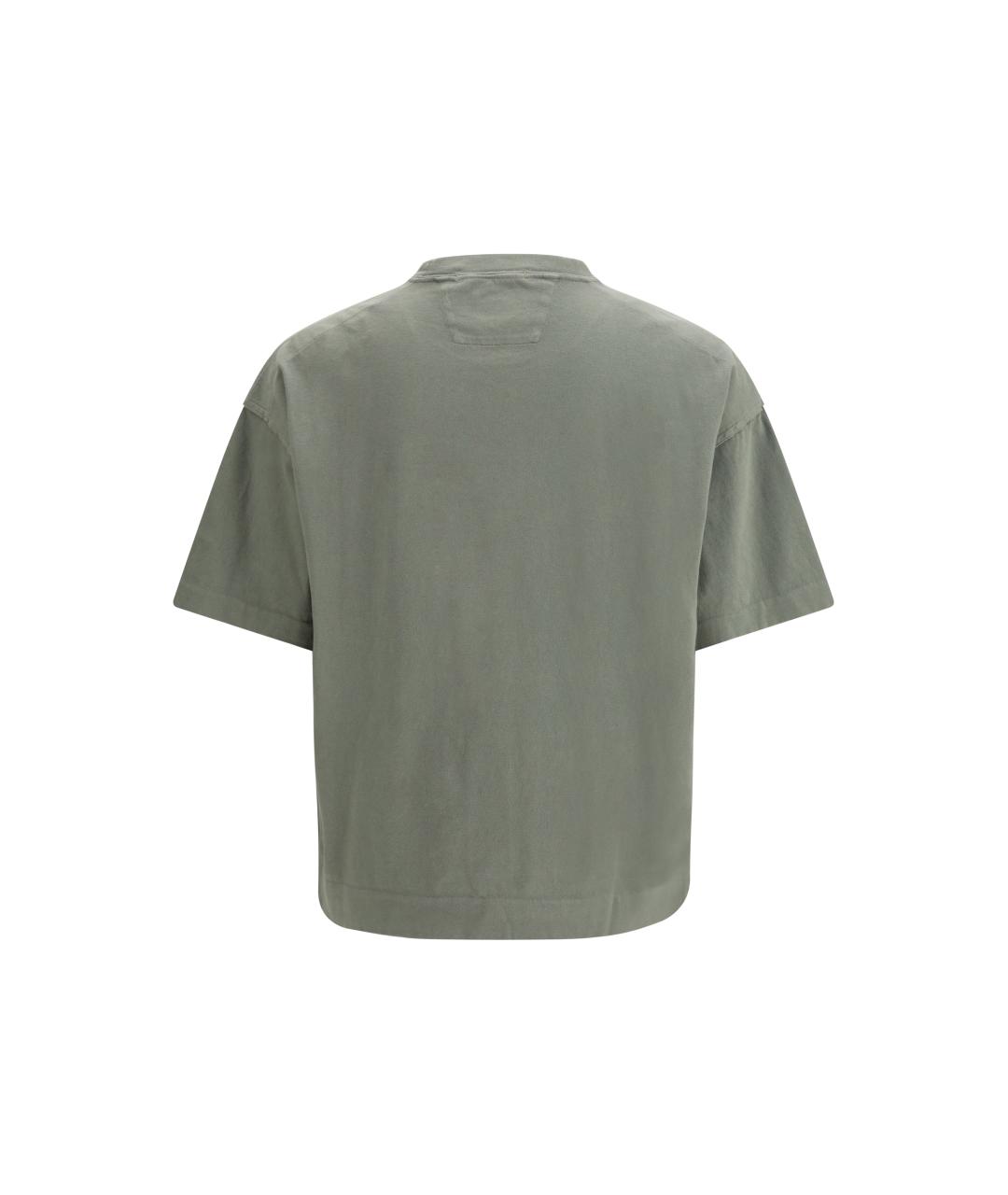 CP COMPANY Серая хлопковая футболка, фото 2