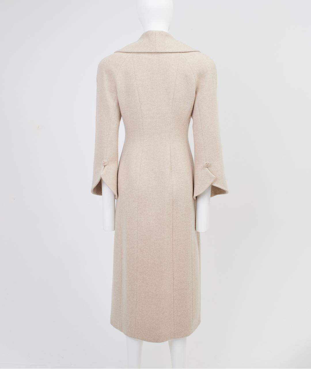 ULYANA SERGEENKO Бежевое кашемировое пальто, фото 2