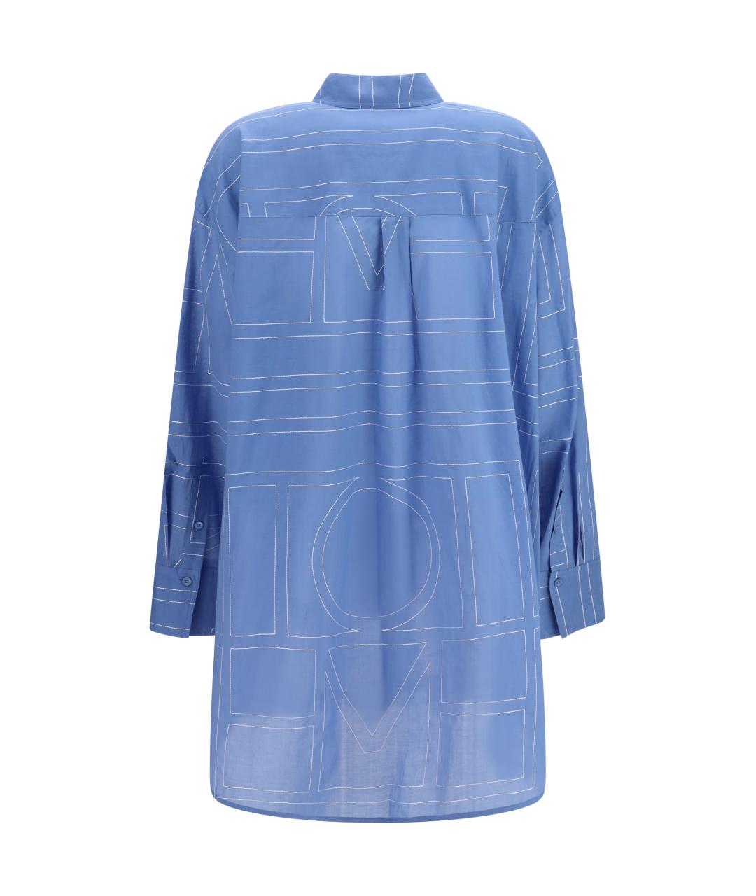 TOTEME Синяя хлопковая рубашка, фото 2