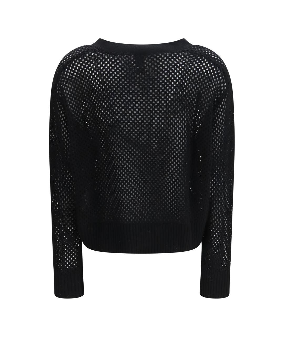 ALLUDE Черный шерстяной кардиган, фото 2