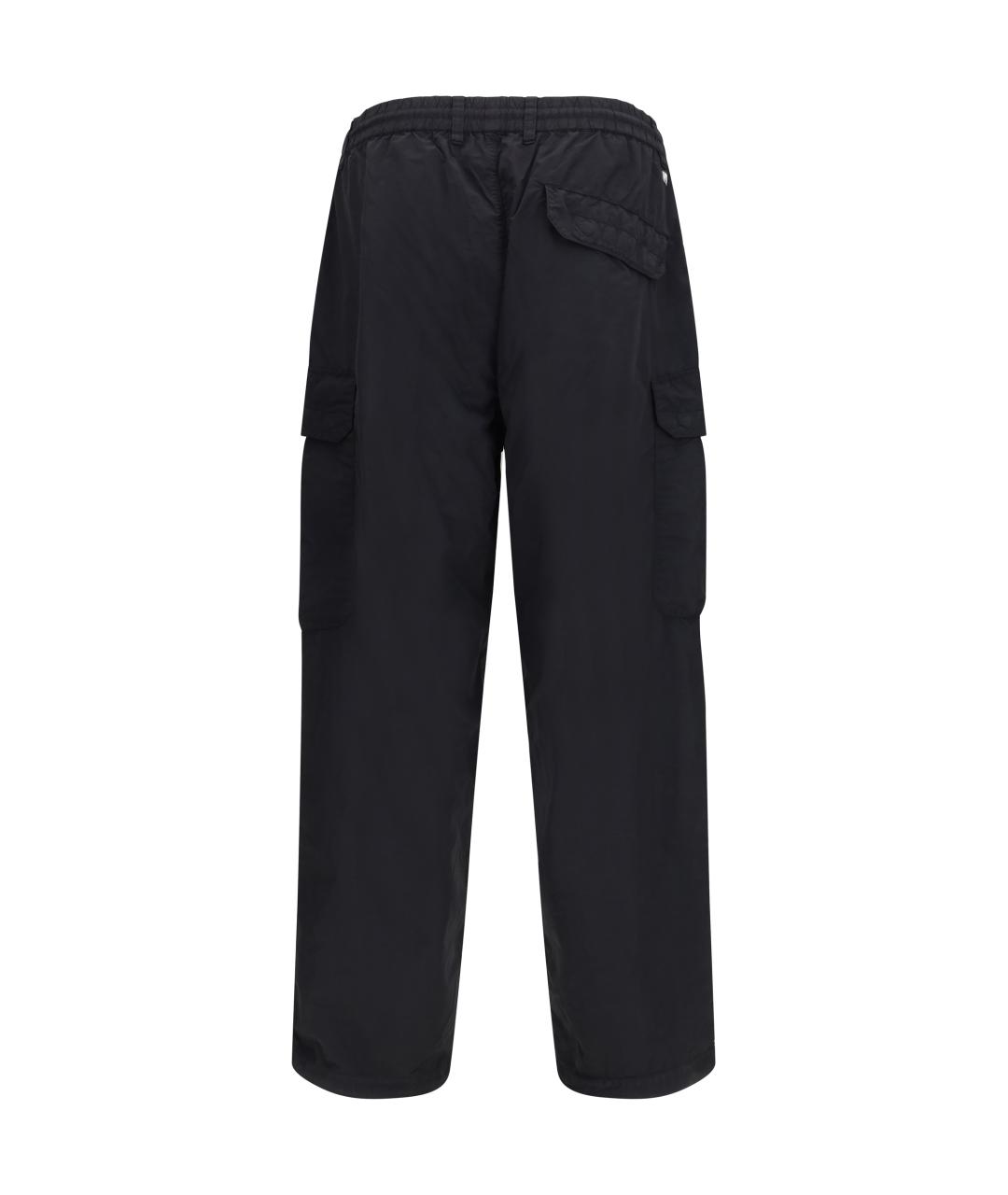 CP COMPANY Черные полиамидовые повседневные брюки, фото 2