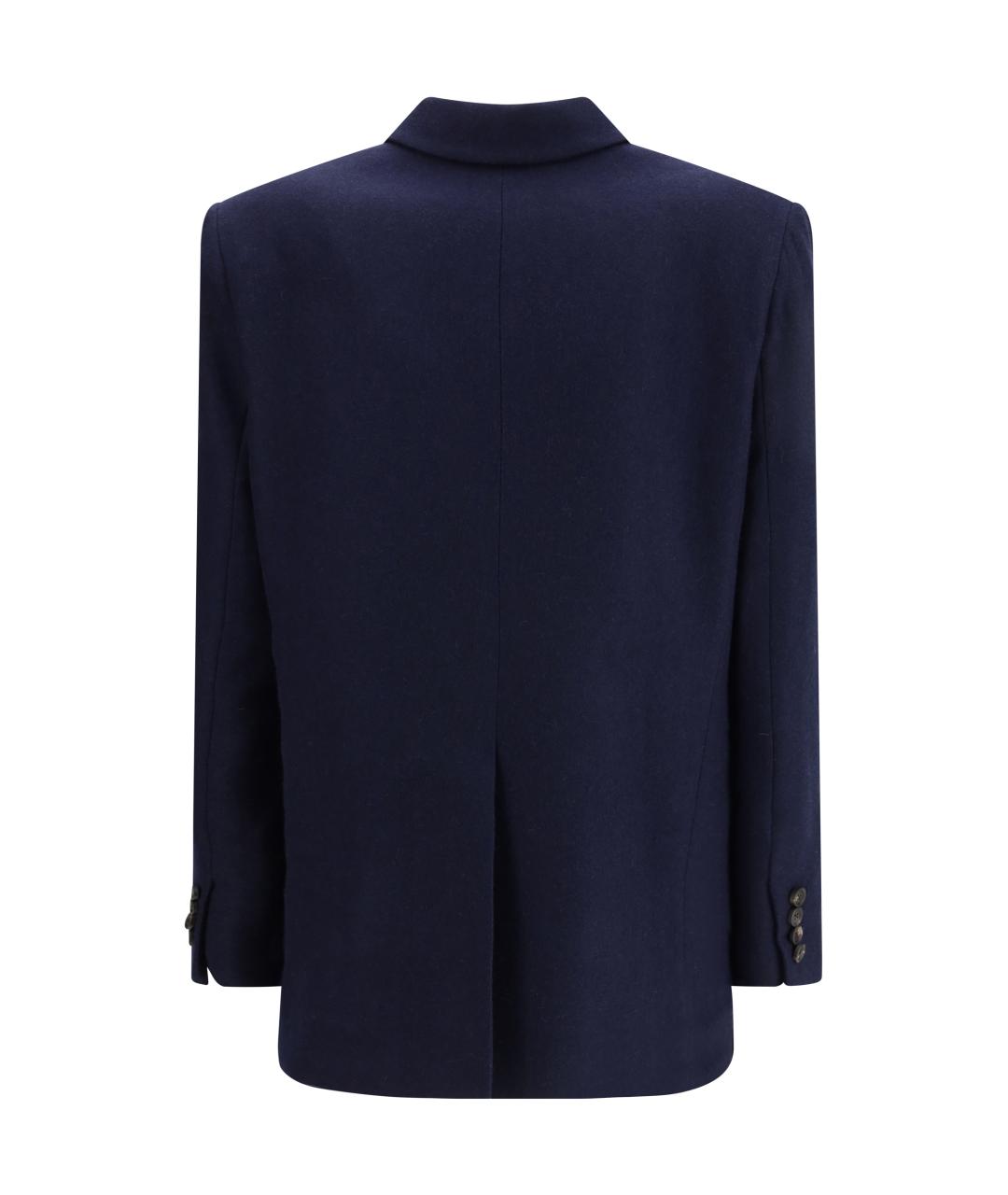 AFTERCOAT Синий кашемировый жакет/пиджак, фото 2