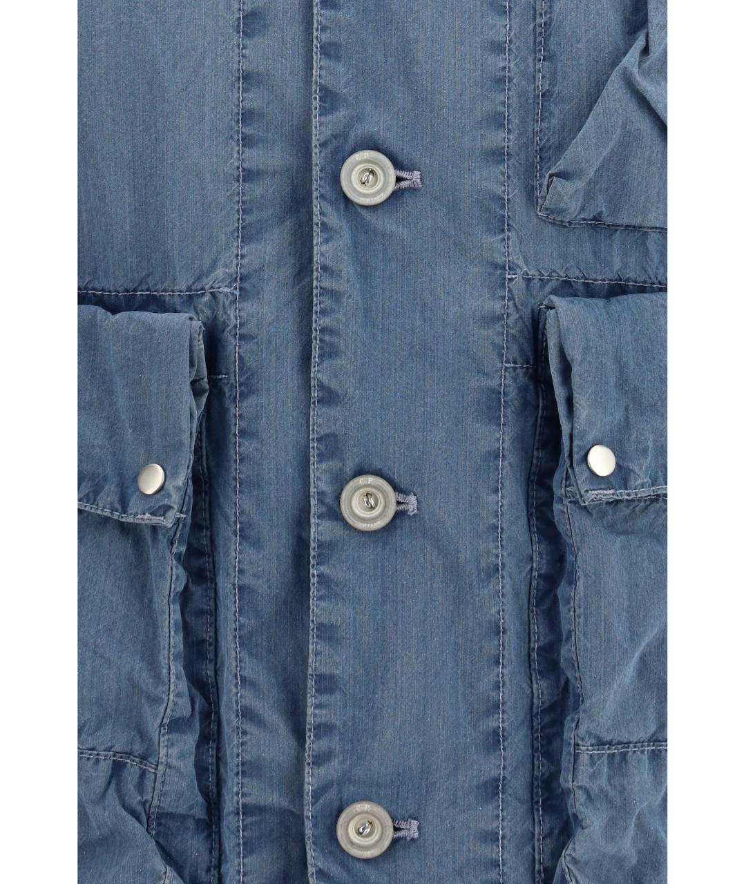 CP COMPANY Синяя хлопковая куртка, фото 3