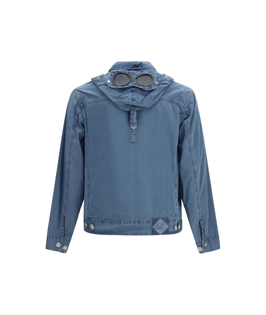 CP COMPANY Синяя хлопковая куртка, фото 2