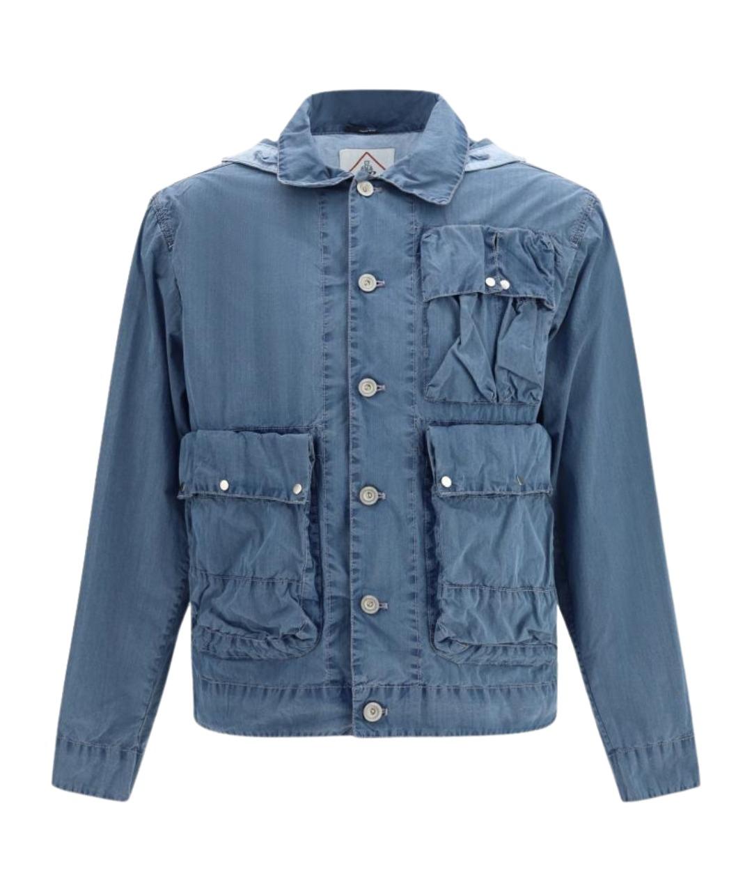 CP COMPANY Синяя хлопковая куртка, фото 1