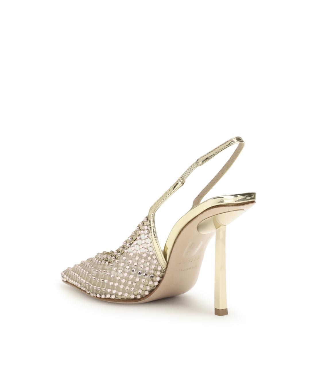 LE SILLA Золотые туфли, фото 3