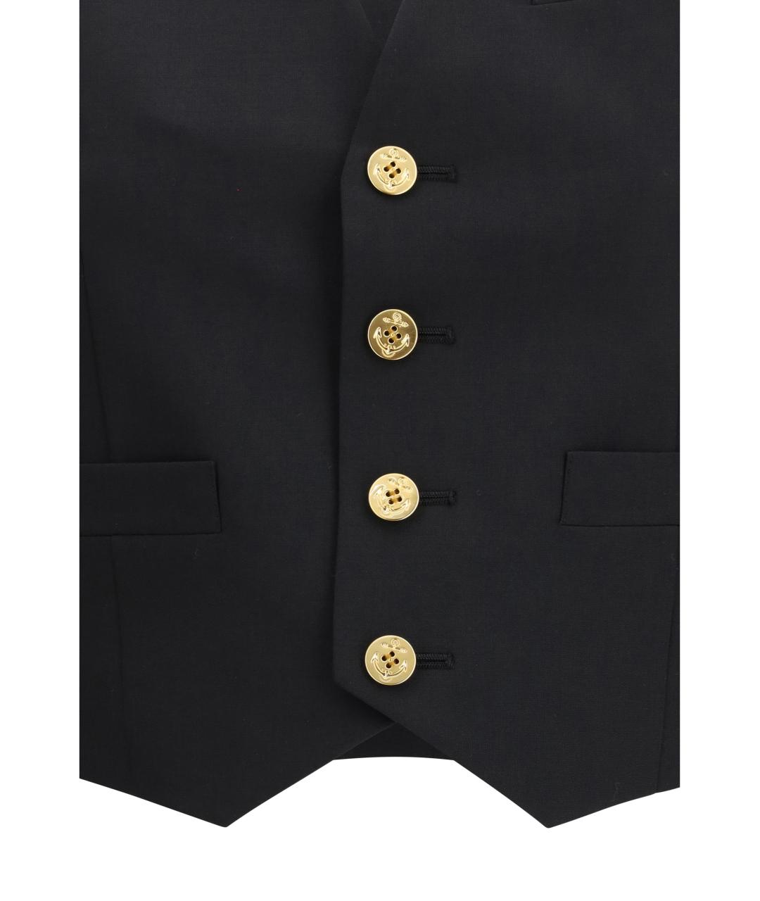 SACAI Черный полиэстеровый жилет, фото 3