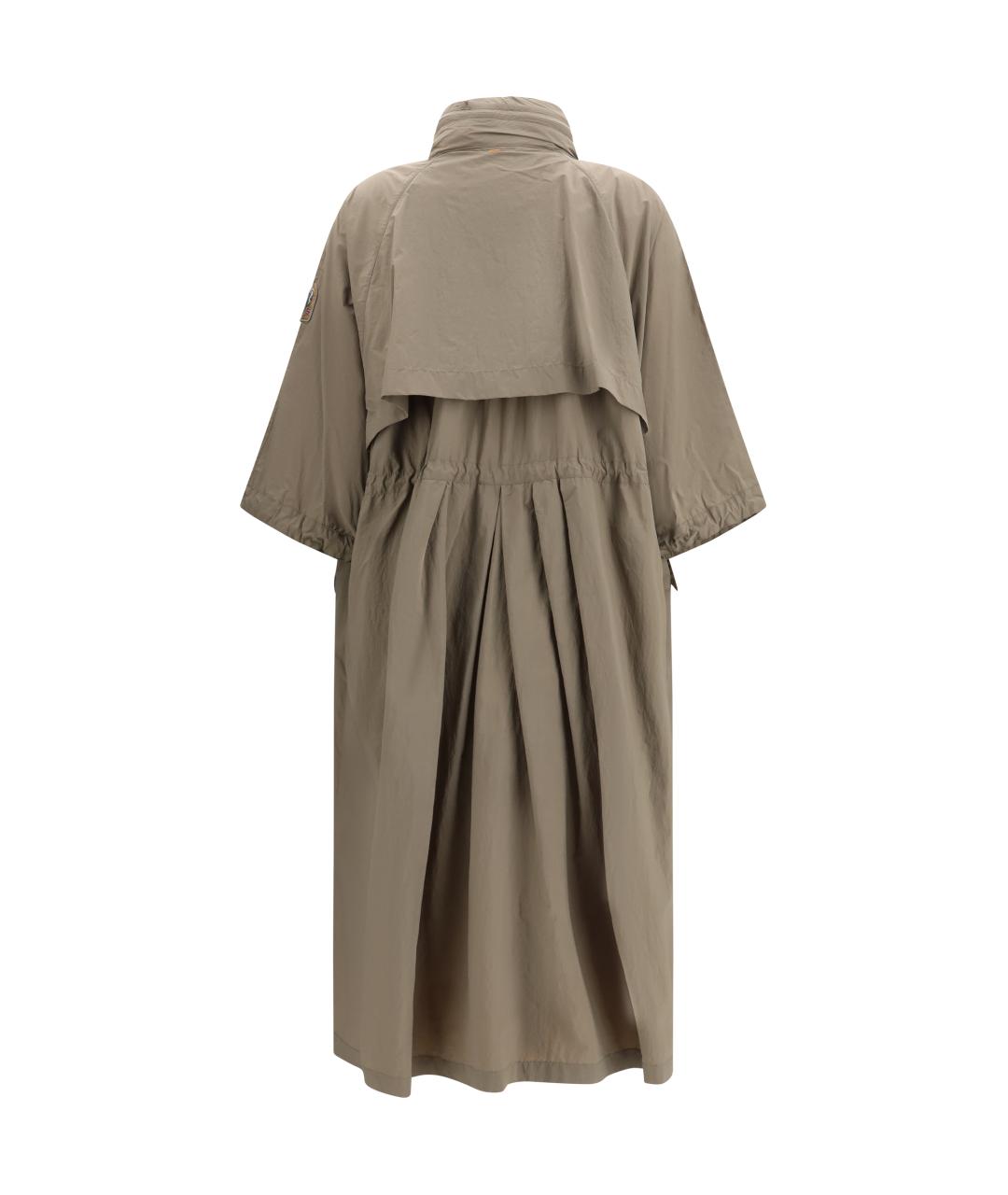 PARAJUMPERS Серый полиэстеровый тренч/плащ, фото 2