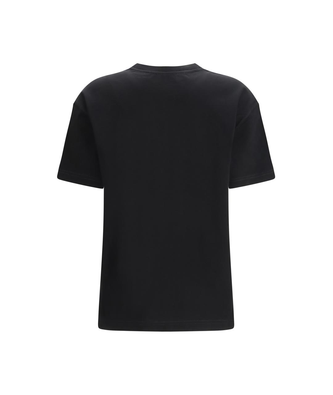 OFF-WHITE Черная хлопковая футболка, фото 2