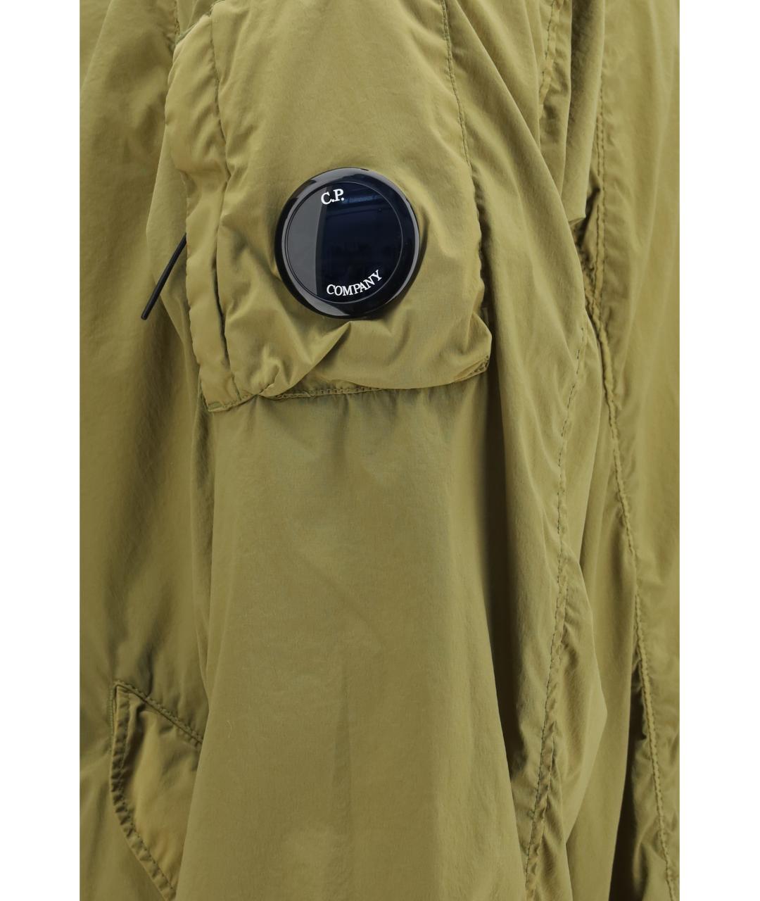 CP COMPANY Зеленая полиамидовая куртка, фото 3