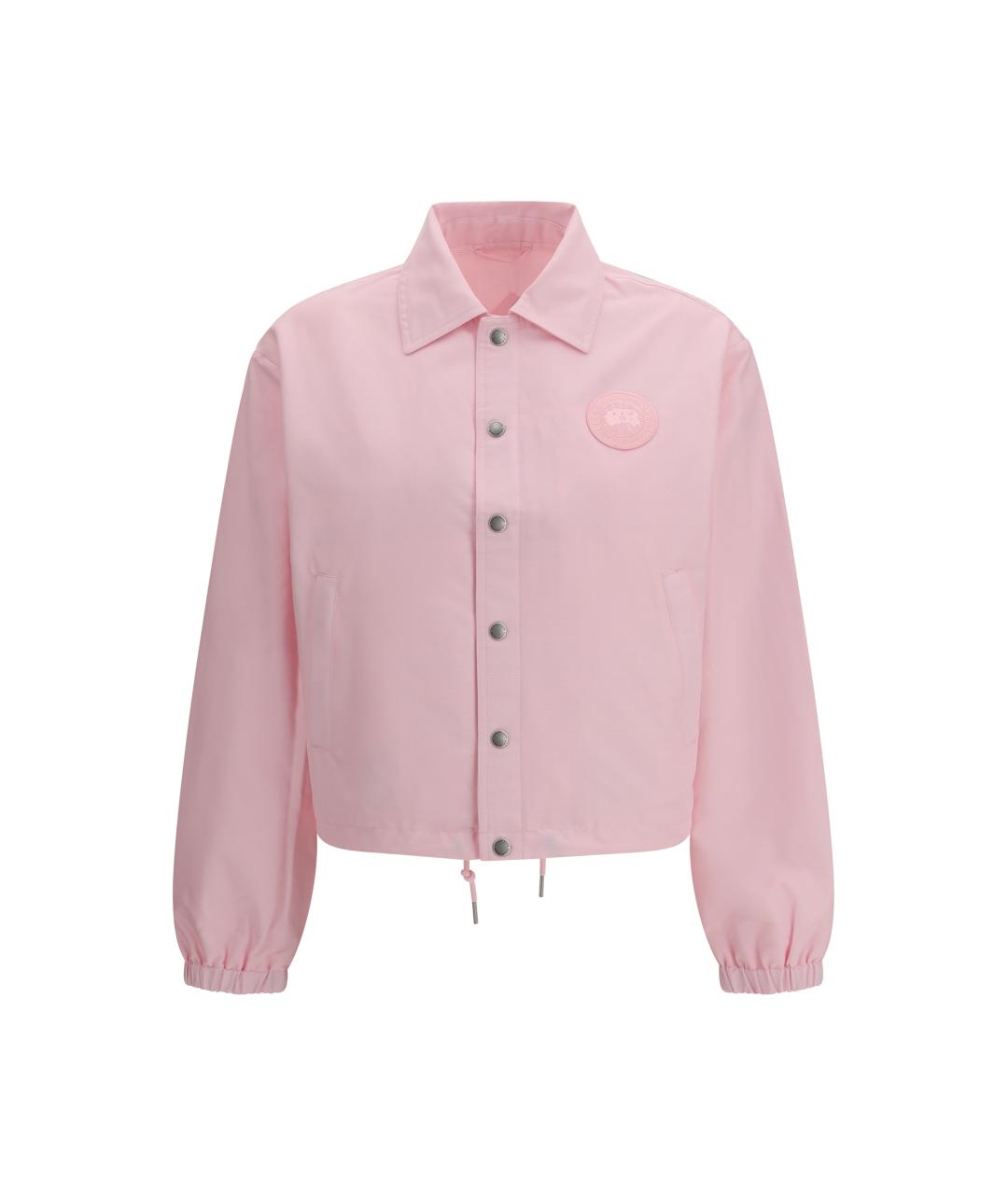 CANADA GOOSE Розовая хлопковая куртка, фото 1