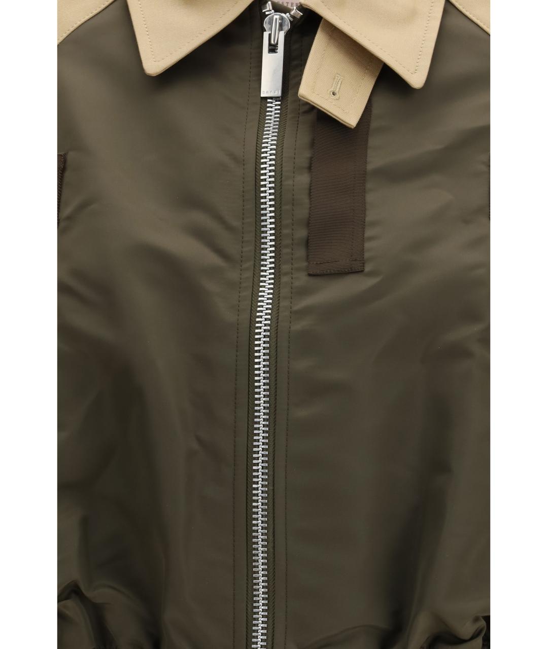 SACAI Хаки полиамидовая куртка, фото 3