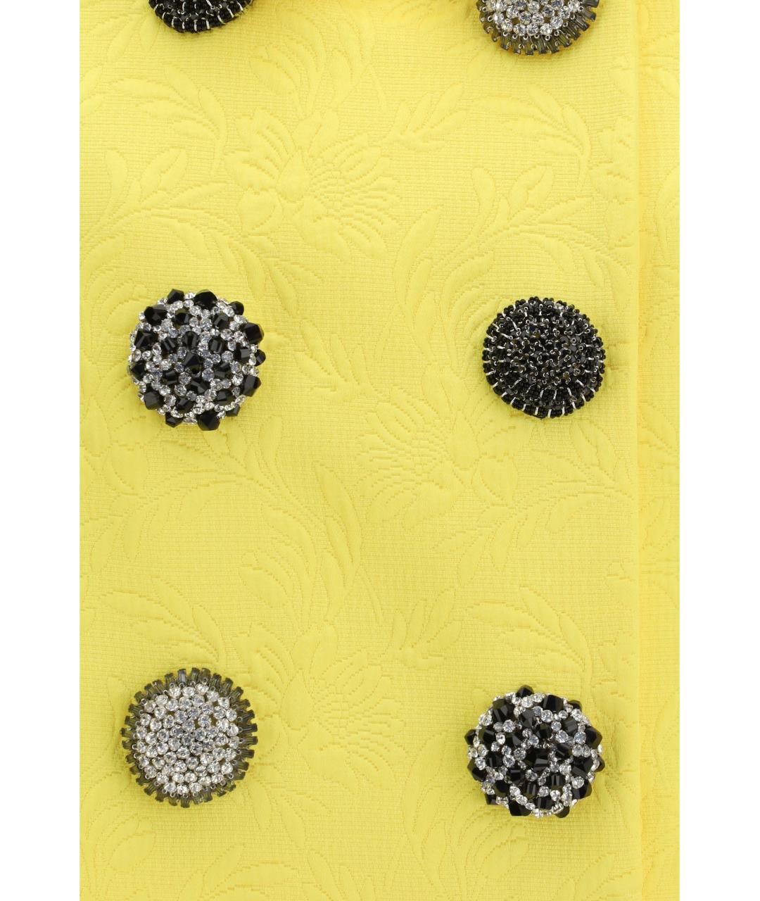 DRIES VAN NOTEN Желтый жакет/пиджак, фото 3