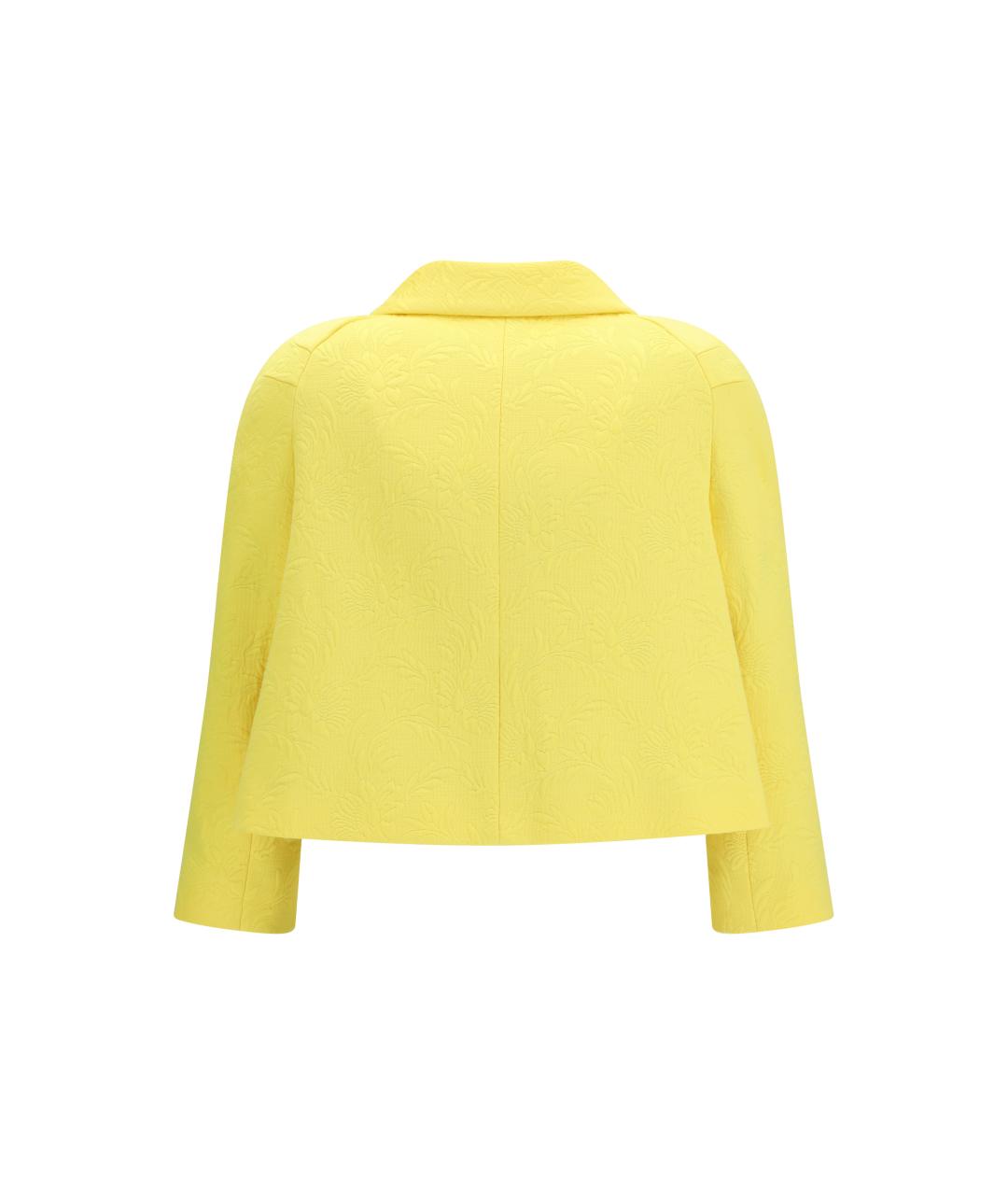 DRIES VAN NOTEN Желтый жакет/пиджак, фото 2