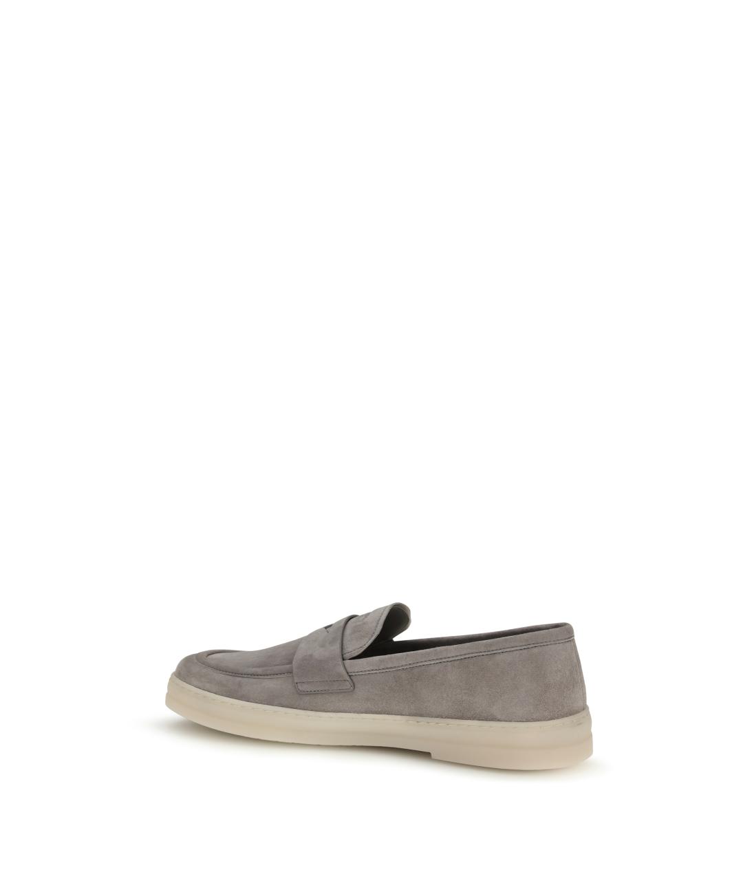 PRADA Бежевые замшевые лоферы, фото 3