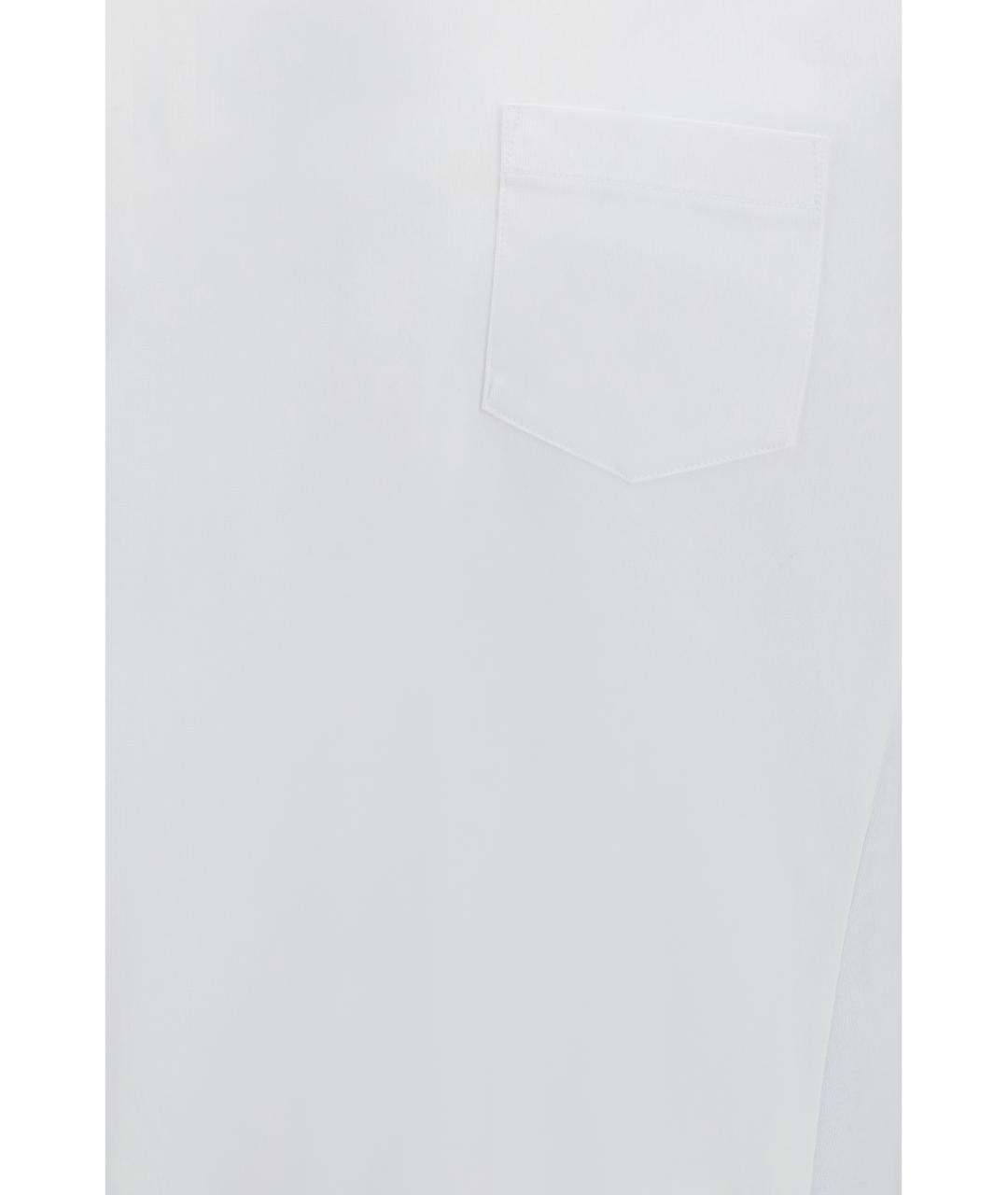 SACAI Белая хлопковая футболка, фото 3