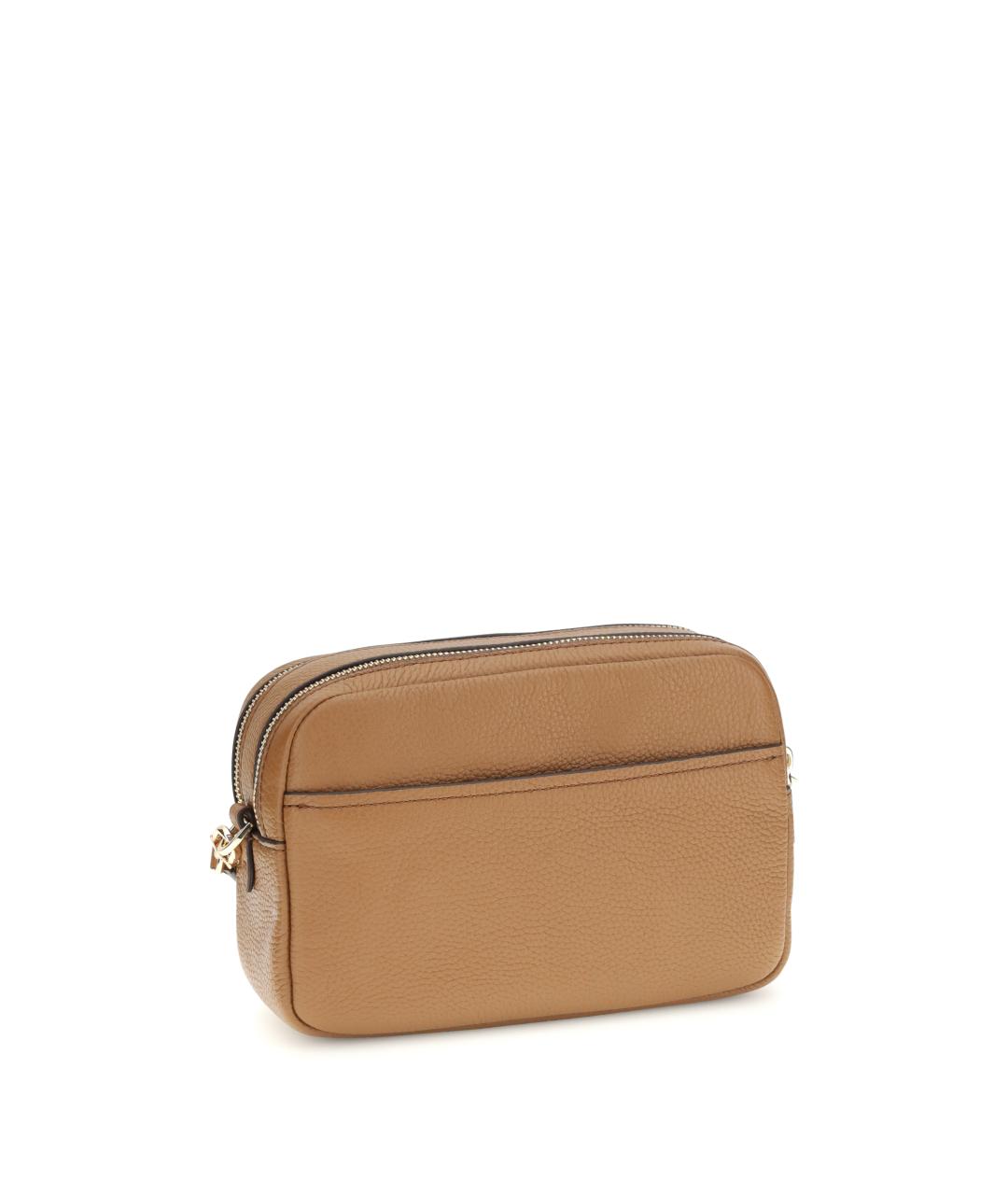 MICHAEL KORS Коричневая кожаная сумка через плечо, фото 3